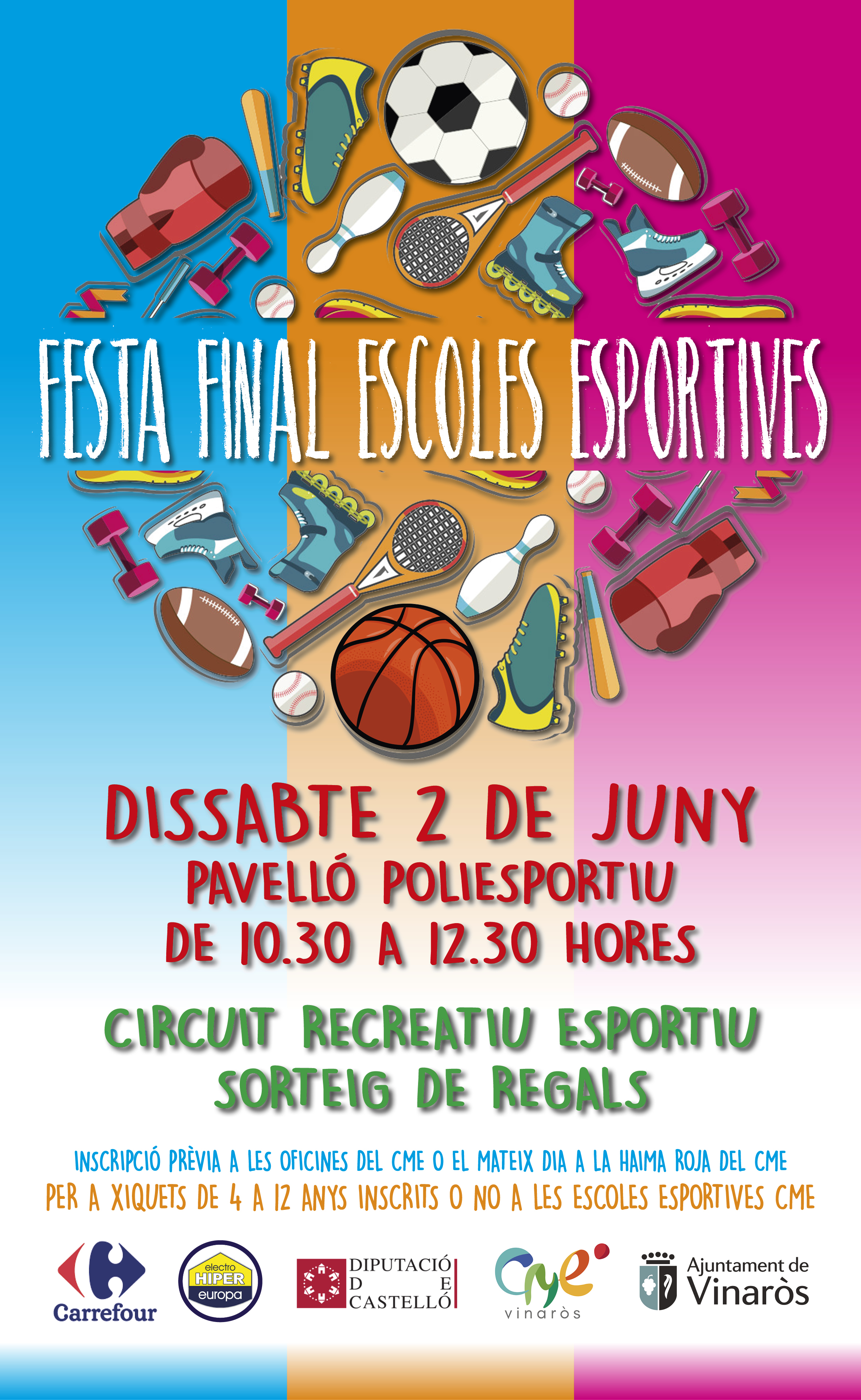 Cartell festa final EMIARE 2018